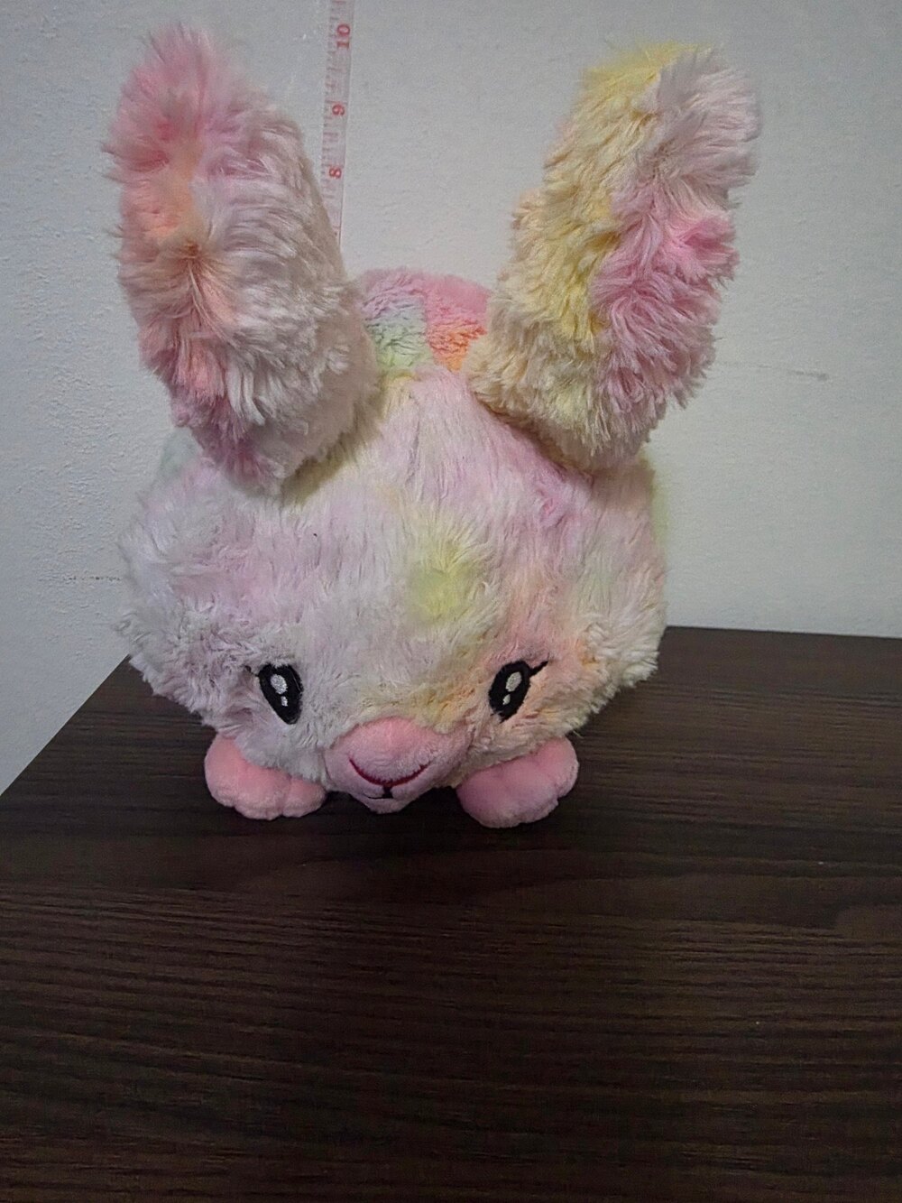 Squishable Mini Fluffy Bunny in Pastel Tie Dye